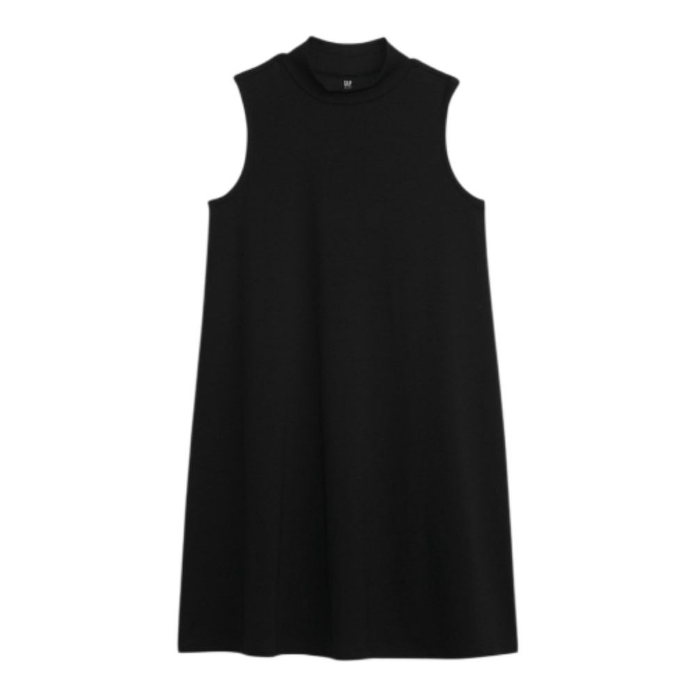 Gap Kids Big Girls Black Mock Neck Sleeveless Knit Swing Dress Size XXL